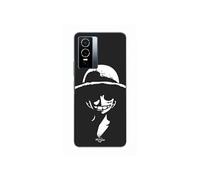 Coque Pour Vivo Y76 5g Monkey D. Luffy Black And White