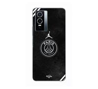 Coque Pour Vivo Y76 5g Psg Jordan Logo Noir