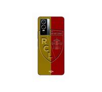Coque Pour Vivo Y76 5G RCL LENS Logo fond jaune et rouge