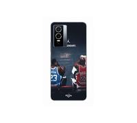 Coque Pour Vivo Y76 5G Young Jordan vs Old Jordan Be Legendary Basket