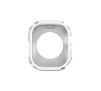 Coque pour Watch 8 7 41mm et 6 5 4 2 40mm et 3 2 1 38mm Fibre de Carbone blanc