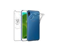 ebestStar - Coque pour Wiko Jerry 4, Etui Protection Silicone Transparent Antichoc, Souple Slim, Transparent + Verre Trempé