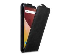 cadorabo Coque pour WIKO View GO en Noir Nuit - Housse Protection en Style Flip avec Fermoire Magnétique - Etui Poche Folio Case Cover