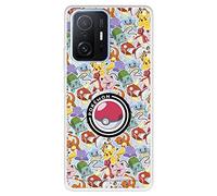 Coque pour Xiaomi 11T - 11T Pro Officiel Pokémon, Motif Sticker Poké Ball pour protéger votre téléphone - Coque en silicone souple pour Xiaomi avec licence officielle Pokémon