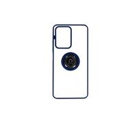 Coque pour Xiaomi 11T et 11T Pro Bi-matière Bague Métallique Support Vidéo Bleu
