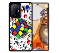 Coque Pour Xiaomi 11t Pro - Rubik's Cube 3d - Silicone - Noir