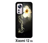 Coque Pour Xiaomi 12 5g - Carpe Diem Fleur - Silicone - Noir