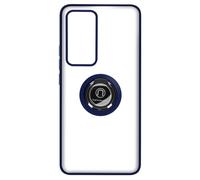 Coque pour Xiaomi 12T et 12T Pro Bague Compatible Support Magnétique Bleu