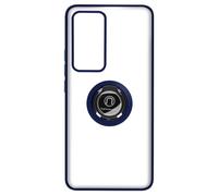 Coque pour Xiaomi 12T et 12T Pro Bague Compatible Support Magnétique Bleu