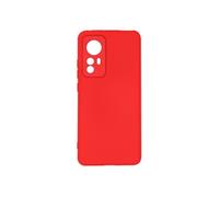 Coque pour Xiaomi 12T et 12T Pro Semi-rigide Soft-touch Fine rouge
