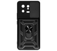 Coque pour Xiaomi 13 cache caméra bague support vidéo Noir