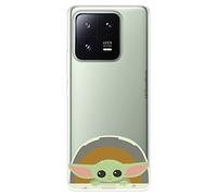 Coque pour Xiaomi 13 Pro officielle Star Wars Baby Yoda Sourires pour protéger votre téléphone portable en silicone souple sous licence officielle The Mandalorian