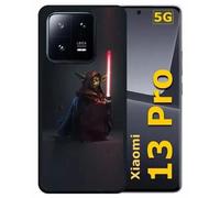 Coque Pour Xiaomi 13 Pro - Star Wars Yoda Épée Rouge - Silicone - Noir