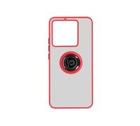 Coque pour Xiaomi 13T et 13T Pro Bague Métallique Support Vidéo Ringrip Rouge