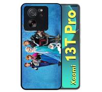 Coque Pour Xiaomi 13t Pro - Frozen Reine Des Neiges - Silicone - Noir