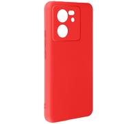Coque pour Xiaomi 13T Pro Soft-Touch en Silicone Série Fast Cover Antidérapant Rouge
