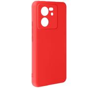 Coque pour Xiaomi 13T Pro Soft-Touch en Silicone Série Fast Cover Antidérapant Rouge