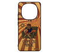 Coque Pour Xiaomi 14 Pro+ Plus 5g /Redmi Note 14 Pro Bois Silicone J'peux Pas Y'a Coupe Du Monde Motif Humour Rugby Bd Handball Gel Rouge