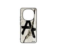 Coque pour Xiaomi 14 Pro+ Plus 5G /Redmi Note 14 pro silicone anarchie Homme graffeur tag etui metal rebelle peinture fissure revolte mur