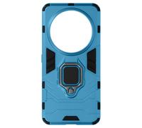 Coque pour Xiaomi 14 Ultra Anneau Support Bi-matière Antichoc Bleu clair