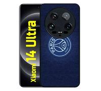 Coque Pour Xiaomi 14 Ultra - Psg Paris Saint Germain - Silicone - Noir
