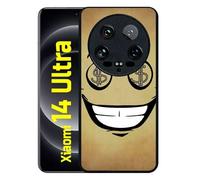 Coque Pour Xiaomi 14 Ultra - Smiley Cupide Dollars - Silicone - Noir