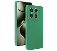 Avizar Coque pour Xiaomi 14T Silicone Mat Bloc Caméra Protégé Vert