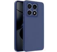 Coque pour Xiaomi 14T Silicone Souple Mate Bleu nuit