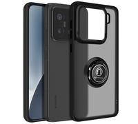 Coque pour Xiaomi 15 Bague Magnétique Dos Translucide Noir