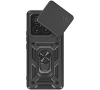Coque pour Xiaomi 15 Pro Bague Support avec Protection Caméra Mayaxess Noir
