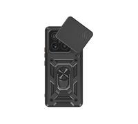 Mayaxess Coque pour Xiaomi 15 Pro Bague Support avec Protection Caméra Noir