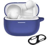 Coque Pour Xiaomi Buds 6 Pro Protection Case,Étui En Souple Silicone Avec Mousqueton,Housse Anti Rayures,Antichoc Fine,Souple,Élégante - Bleu[Gopro1658]