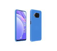 Coque Xiaomi Mi 10T Lite Silicone Gel Semi-rigide Finition Soft Touch bleu
