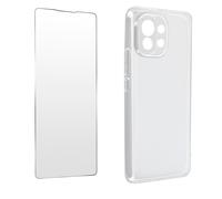 Coque Xiaomi Mi 11 5G Souple et Film Verre Trempé Dureté 9H Transparent