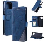 Coque Pour Xiaomi Mi 11 Lite 5G NE /11 Lite 5G /4G 6.55"",haute qualité Portefeuille PU Cuir Housse étui Flip Magnétique Case [Bleu]
