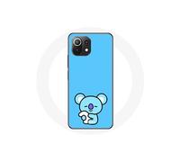 Coque pour Xiaomi Mi 11 Lite Bangtan BTS BT21 Koya RM Fond Bleu