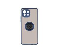 Coque pour Xiaomi Mi 11 Lite et 11 Lite 5G NE Bimatière Bague Métallique Bleu