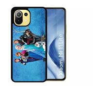 Coque Pour Xiaomi Mi 11 Lite - Frozen Reine Des Neiges - Silicone - Noir