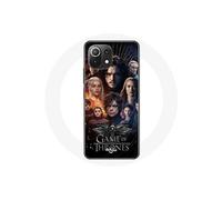 Coque pour Xiaomi Mi 11 Lite Game of Thrones Saison 8 Le Trône de Fer L'affiche de L'équipage Logo Aigle Gris