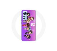Coque pour Xiaomi Mi 12 / 12X BTS TinyTAN Animation Affiche RM Jin Suga J-Hope Jimin Jungkook Et V Mic Drop Danse