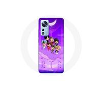 Coque pour Xiaomi Mi 12 / 12X BTS TinyTAN Animation Affiche RM Jin Suga J-Hope Jimin Jungkook Et V Zero O'Clock