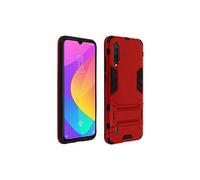 Coque pour Xiaomi Mi 9 Lite Protection Hybride Antichoc Support Vidéo Rouge
