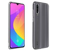 Coque pour Xiaomi Mi 9 Lite Rigide et Film Écran Verre Trempé 9H Noir