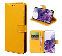 Coque pour Xiaomi Mi 9T Pro Étui en Cuir PU de Haute Qualité Housse de Portefeuille à Rabat Magnétique et Protection pour Téléphone, Compatible avec Xiaomi Mi 9T Pro, Jaune