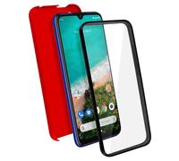 Coque pour Xiaomi Mi A3 Arrière Rigide Intégral Avant Souple Rouge