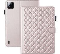 Coque pour Xiaomi Mi Pad 7/ Pad 7 Pro 11.2 Pouces 2024 Business Cuir PU Tablette Étui pour Portafolio Supporto Funzione ZURSANA Rose Rose