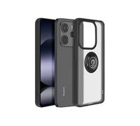 Avizar Coque pour Xiaomi Note 14 4G avec bague métallique support vidéo Noir