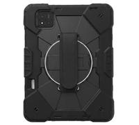 Coque pour Xiaomi Pad 7 avec Poignée Rotative et Bandoulière Amovible Noir
