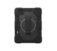 Coque pour Xiaomi Pad 7 avec Poignée Rotative et Bandoulière Amovible Noir