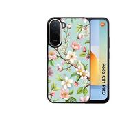 Coque pour Xiaomi POCO C81 PRO Multicolore motif fleur de printemps semi-rigide